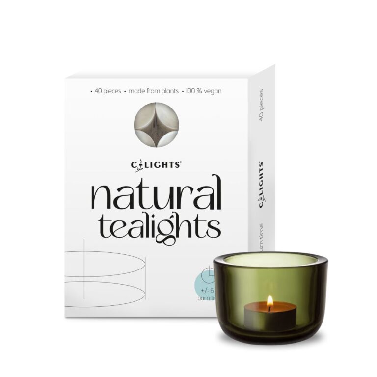 Plantbased theelichtjes - 40 stuks