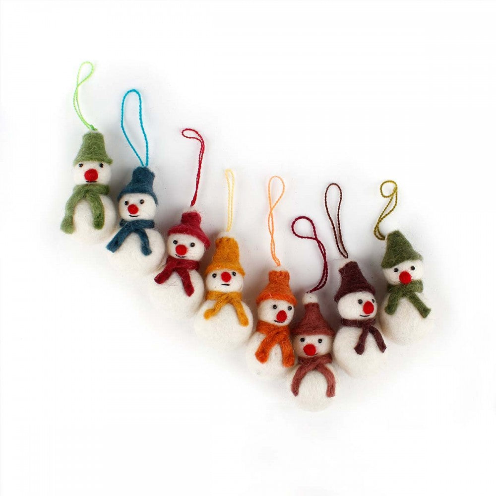 Fair trade sneeuwmannetje