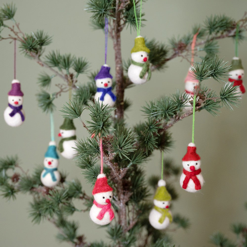 Fair trade sneeuwmannetje