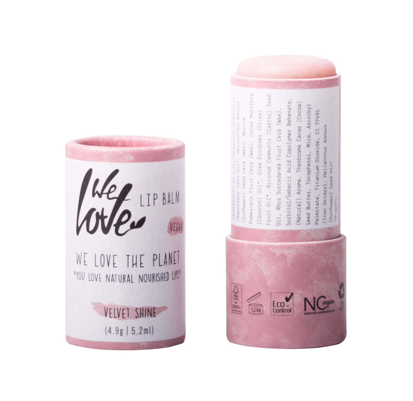 Lippenbalsem in papieren stick